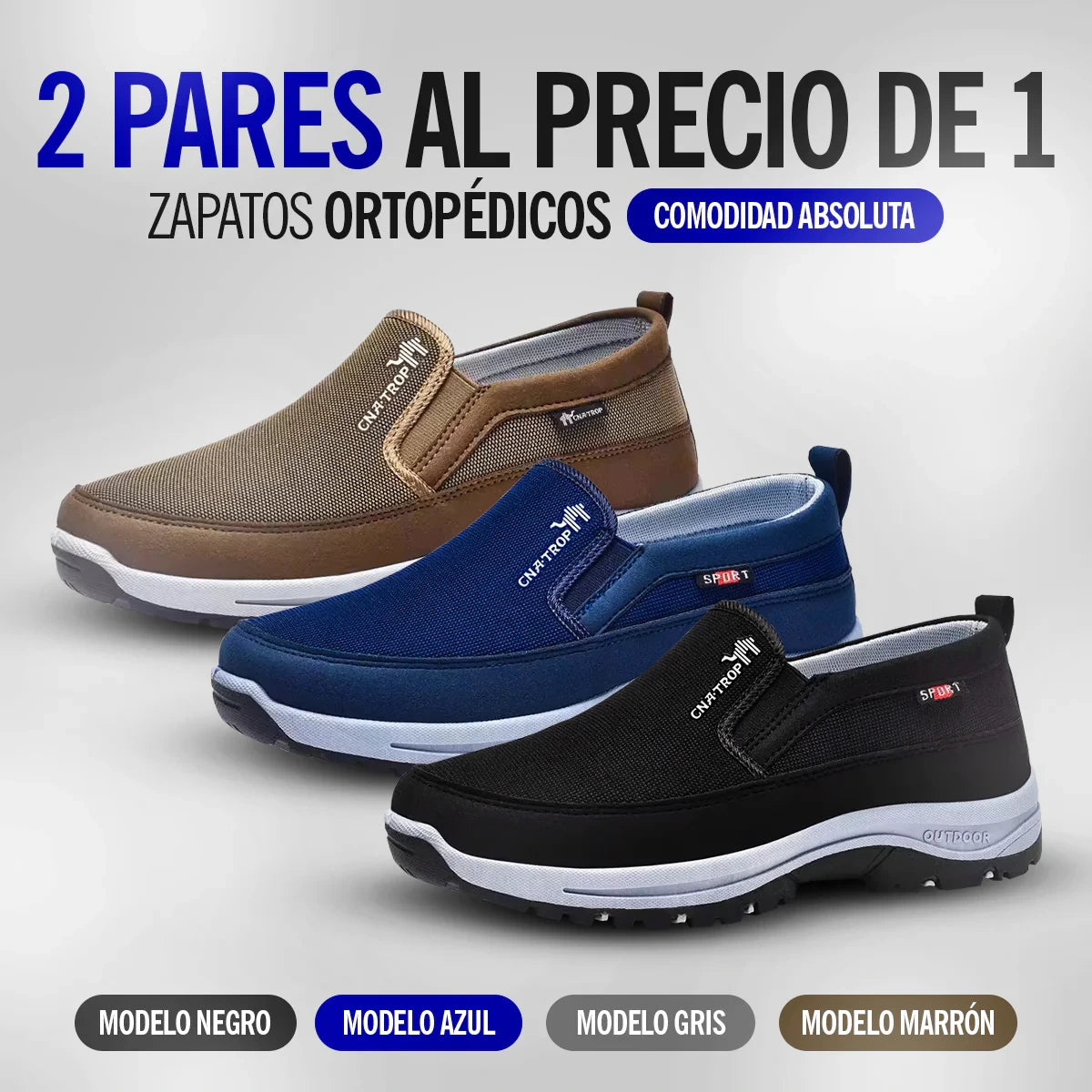 2 PARES AL PRECIO DE 1 – Zapatos Cómodos UrbanStep